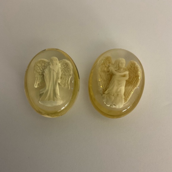 Other - Vintage Angel Star Hope Worry Stone Pocket